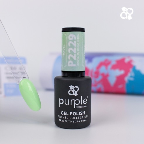 Verniz Gel P2229 Travel To Bora Bora Purple Professional -Esmalte semipermanente -Purple Professional