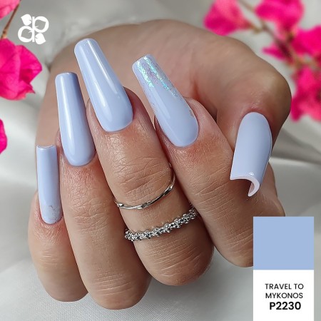 Verniz Gel P2230 Travel To Mykonos Purple Professional -Esmalte semipermanente -Purple Professional 2