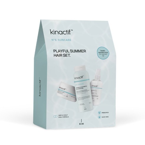 Solar Pack Suncare Kin Shampoo + Protettore + Maschera -Solare -Kin Cosmetics
