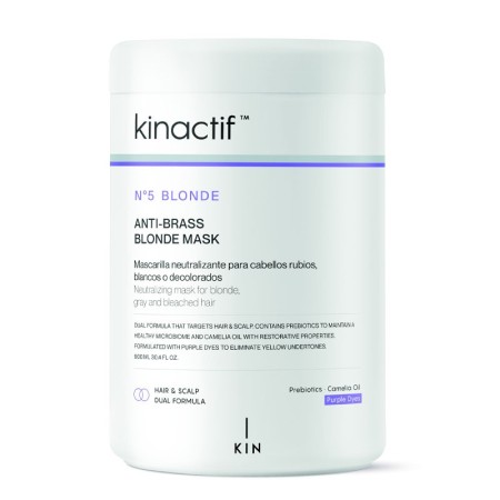 Mascarilla Violeta Kinactif Blonde n.5 900ml -Mascarillas para el pelo -KIN Cosmetics