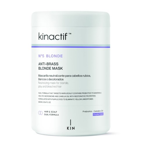 Kinactif Biondo Viola Maschera N. 5 900ml. -Maschere per capelli -KIN Cosmetics