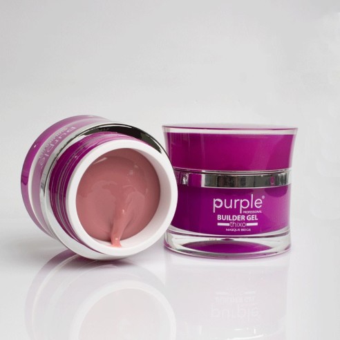 Builder Gel Thixo Masque Beige Purple Professional 50g -Gel and Acrylic -Purple Professional