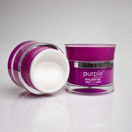 Purple Professional Builder Gel Thixo Cotton White 50g -Nail Building and Extensions -Purple Professional