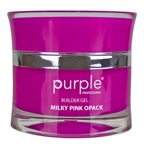 Builder Gel Milky Pink Opack Purple Professional 50grs. -Gel and Acrylic -Purple Professional