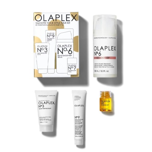 Kit cheveux Olaplex Lissez votre style 2023 -Packs de produits capillaires -Olaplex