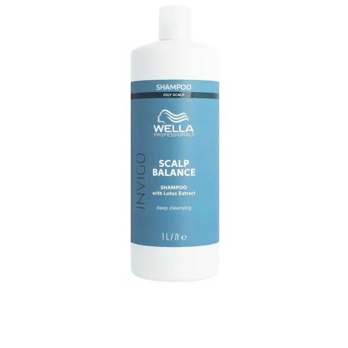 Wella Invigo Aqua Pure Shampooing cuir chevelu gras 1000 ml -Shampooings -Wella