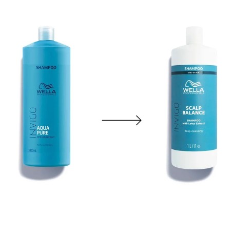 Wella Invigo Aqua Pure Shampoo 1000ml -Shampoos -Wella