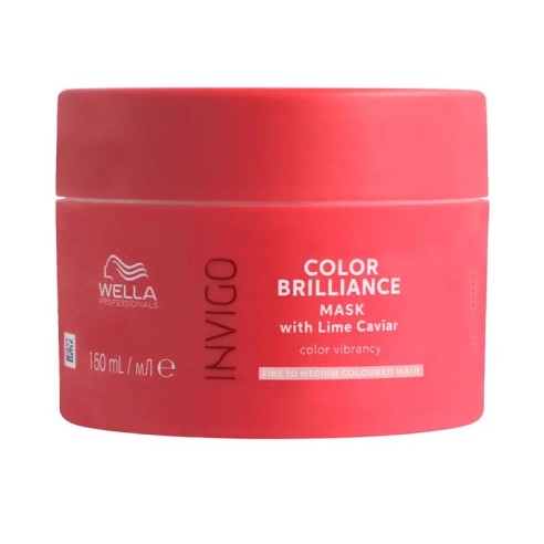 Máscara Wella Invigo Brilliance c. fino 150ml -Máscaras de cabelo -Wella