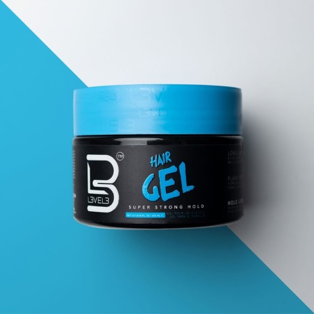 Super Strong Hair Gel Level3 250ml -Ceras, Pomadas y Gominas -L3vel3