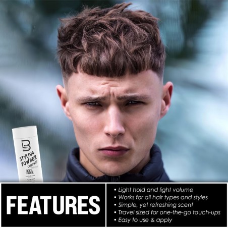 Styling-Puderstaub Stufe 3, weicher Halt, 30 g -Haarsprays und Fixiersprays -L3vel3