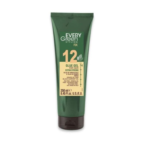 Everygreen 12 Colla Gel Fissativo 250ml -Cere, Pomate e Gomme -Everygreen