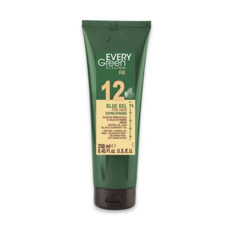 Everygreen 12 Glue Gel Fijador 250ml -Ceras, Pomadas y Gominas -Everygreen