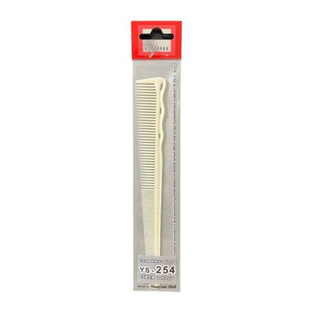 YS PARK YS-254 Ultraflexibler Friseurkamm, Weiß, 187 mm -Kämme -YS PARK 2