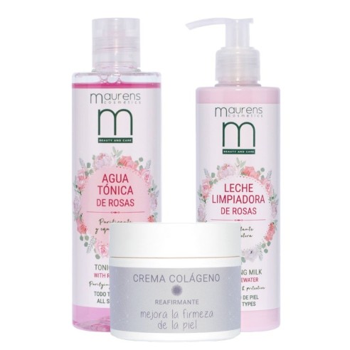 Maurens Collagen Pack Lait Nettoyant + Tonique + Crème -Crèmes et sérums -Maurens