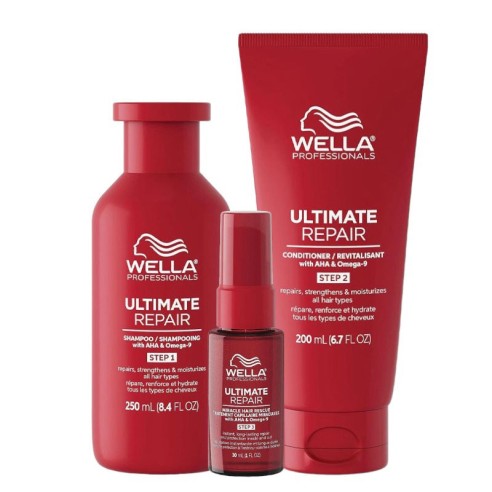 Wella Ultimate Repair Pack 3 etapas -Pacotes de produtos para cabelo -Wella