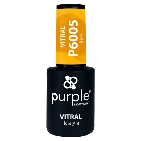 Esmalte Gel P6005 Vitral Kaya Purple Professional -Esmalte semi permanente -Purple Professional