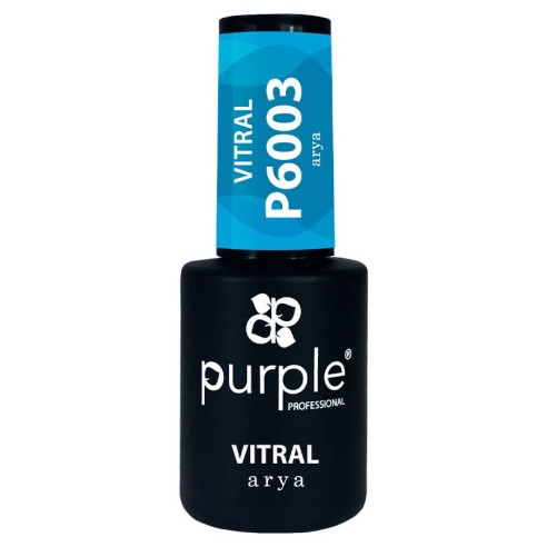 Gel Polish P6003 Vitrail Arya Purple Professional -Vernis semi permanents -Purple Professional