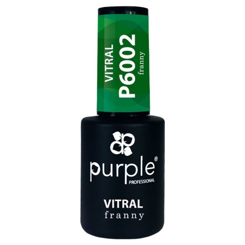Esmalte Gel P6002 Vitral Franny Purple Professional -Esmalte semi permanente -Purple Professional