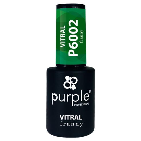 Esmalte Gel P6002 Vitral Franny Purple Professional -Semi permanent nail polishes -Purple Professional
