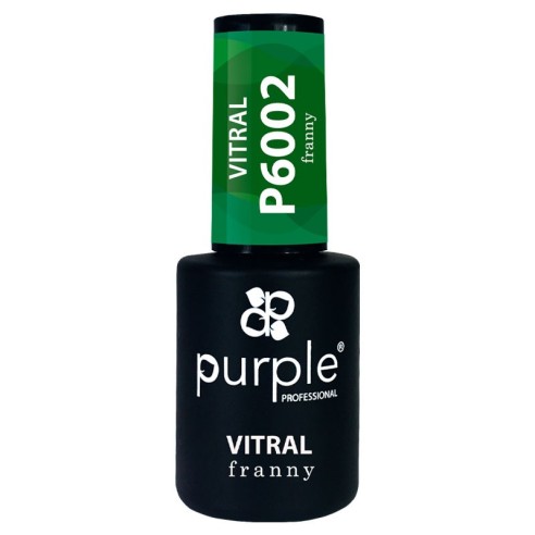 Smalto Gel P6002 Effetto Vetro Colorato Franny Purple Professional -Smalto semipermanente -Purple Professional