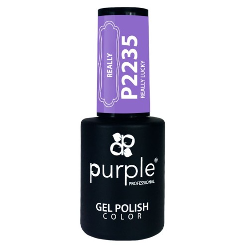Esmalte Gel P2235 Really Lucky Purple Professional -Esmalte semi permanente -Purple Professional