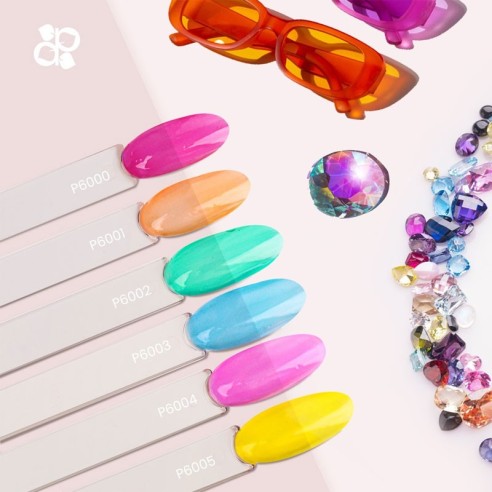 Verniz Gel P6003 Vitral Arya Purple Professional -Esmalte semipermanente -Purple Professional