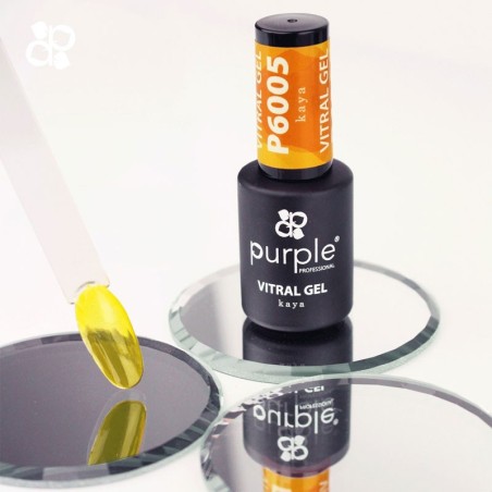 Gel-Nagellack P6005 Buntglas Kaya Purple Professional -Semipermanenter Emaille -Purple Professional