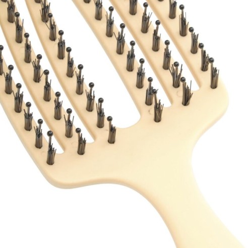 Olivia Garden Fingerbürste Care Mini Kids Gelbe Bürste -Pinsel -Olivia Garden