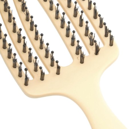 Olivia Garden Fingerbürste Care Mini Kids Gelbe Bürste -Pinsel -Olivia Garden