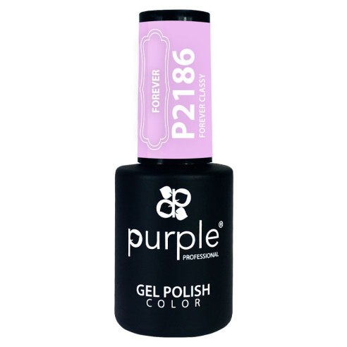 Esmalte Gel P2186 Forever Classy Purple Professional -Esmalte semi permanente -Purple Professional