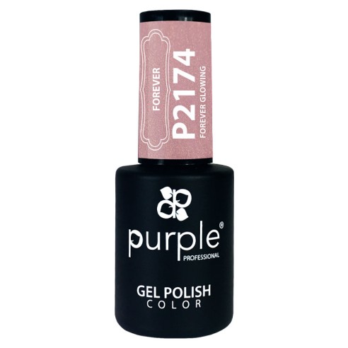 Gel Polish P2174 Forever Glowing Purple Professin -Semi permanent nail polishes -Purple Professional