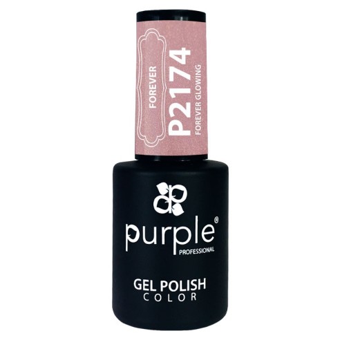Smalto semipermanente P2174 Forever Glowing Purple Professin -Smalto semipermanente -Purple Professional