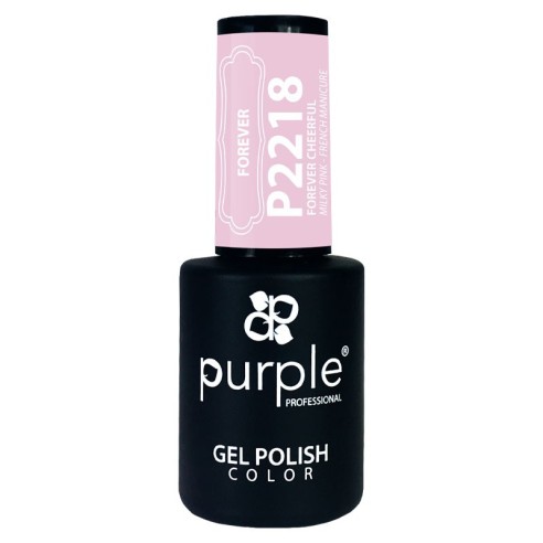 Esmalte Gel P2218 Forever Cheerful Purple Professional -Esmalte semi permanente -Purple Professional