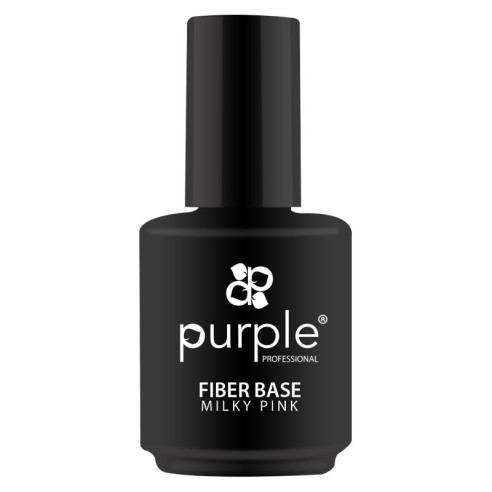 Fiber Foundation Milky Pink 50 ml Violet -Bases et couches de finition -Purple Professional