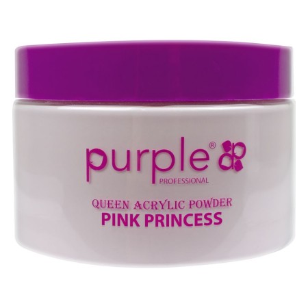Purple Professional Queen Pink Princess Acrylpulver 200g -Nagelmodellage und Nagelverlängerung -Purple Professional