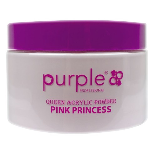 Polvo Acrílico Queen Pink Princess 200g Purple -Gel y Acrílico -Purple Professional