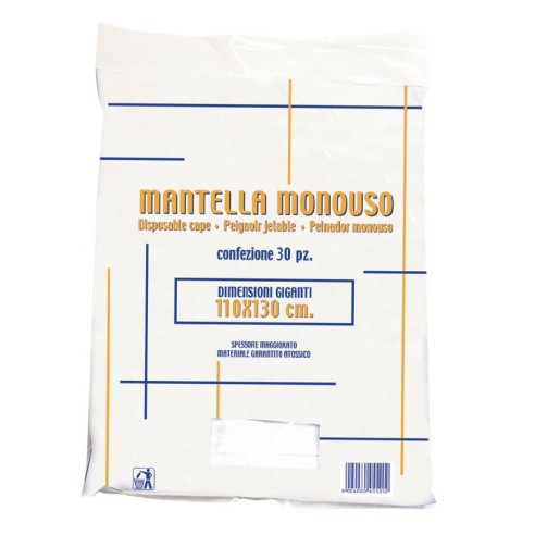 Disposable Dye Cape 30 units -Hairdressing products -Giubra