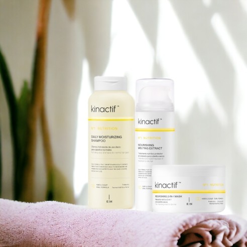 Pack Kinactif N.1 Nutrition Shampoo + Extrakt + Maske -Haarpflegepakete -KIN Cosmetics
