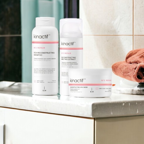 Pack Kinactif N.2 Repair Shampoo + Extrakt + Maske -Haarpflegepakete -KIN Cosmetics