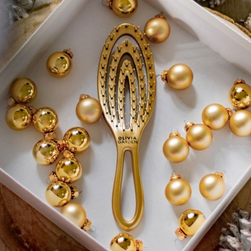 Olivia Garden Gold Travel Brush -Brushes -Olivia Garden