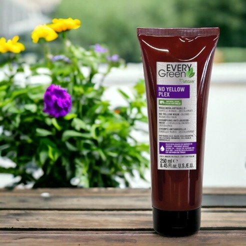 Masque Everygreen No Yellow PLEX 250 ml -Masques capillaires -Everygreen