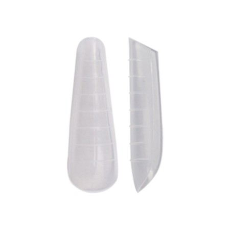 Nail Tips Dual Forms Almond Clear 120 uds. Purple Professional -Utensilios Accesorios -Purple Professional 2