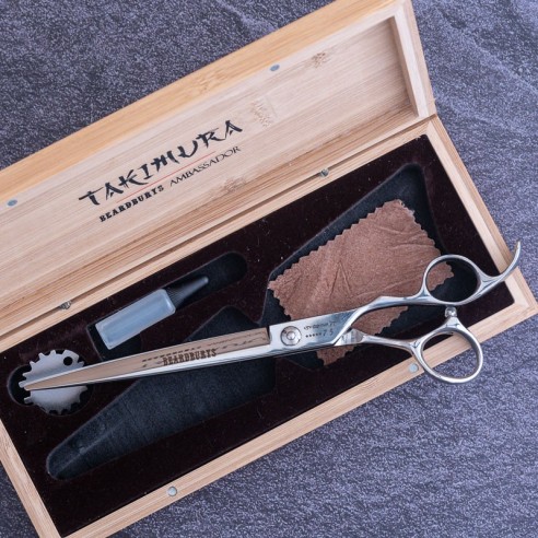 Takimura 7,5'' - 19,05 cm Beardburys Haarschneideschere -Friseurscheren und Rasierer -Beardburys