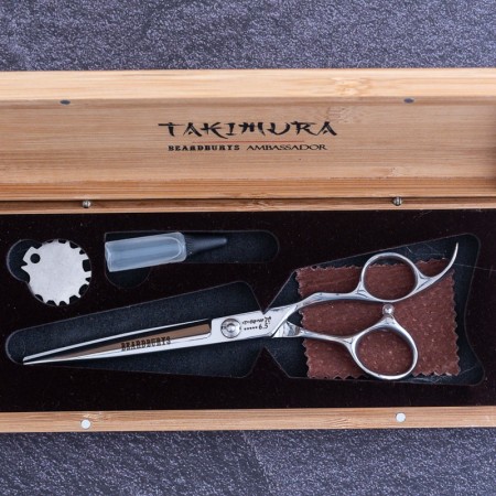 Takimura 6,5'' - 16,51 cm Beardburys Haarschneideschere -Friseurscheren und Rasierer -Beardburys 2