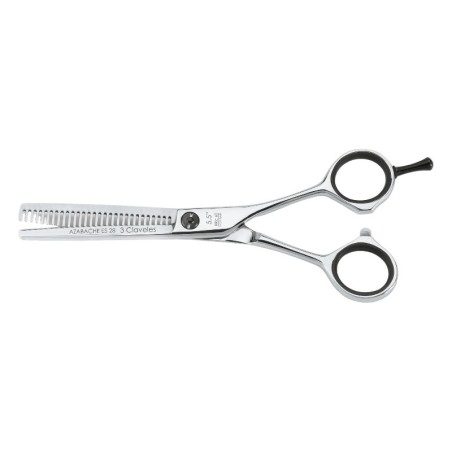 5,5" tiefschwarze Friseur-Modellierschere -Friseurscheren und Rasierer -3 Claveles