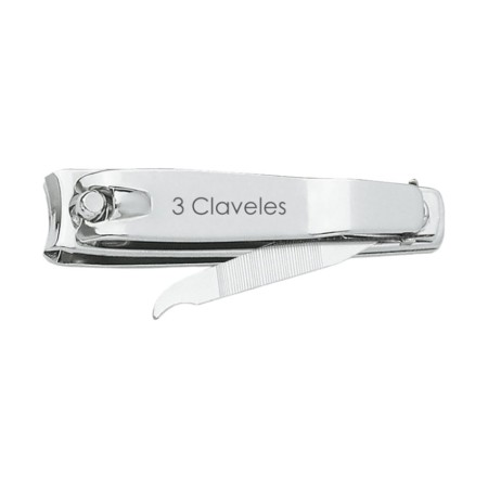 Nagelknipser mit Feile 6 cm -Utensilien Zubehör -3 Claveles
