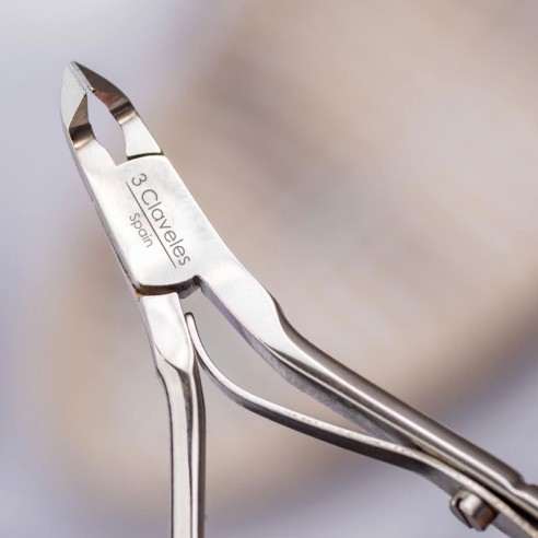 Cuticle Nipper Tongue and Groove Cut 7mm -Utensils Accessories -3 Claveles