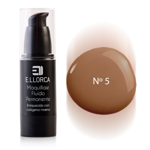 Permanentes flüssiges Make-up 5 Llorca -Gesicht -Elisabeth Llorca