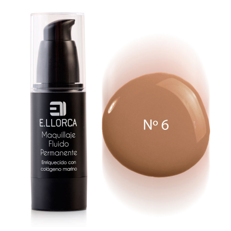 Permanentes flüssiges Make-up 6 Llorca -Gesicht -Elisabeth Llorca