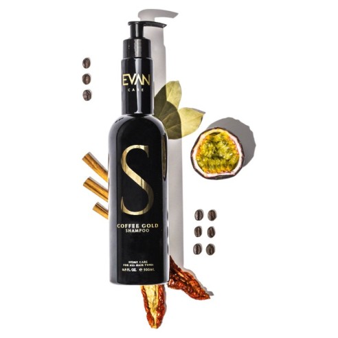 Coffee Gold Evan Care smoothing maintenance shampoo 500ml -Shampoos -Evan Care